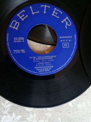 6 Vinilos singles de Manolo Escobar