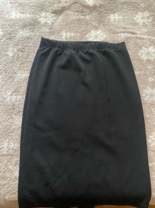 Falda tubo negra