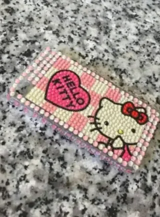 Custodia brillante Hello Kitty per iPhone 4/4s