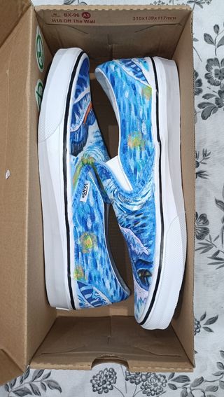 Zapatillas Vans pintadas a mano