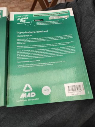 Tropa y marinería profesional Vol.1,2 y libro ejer