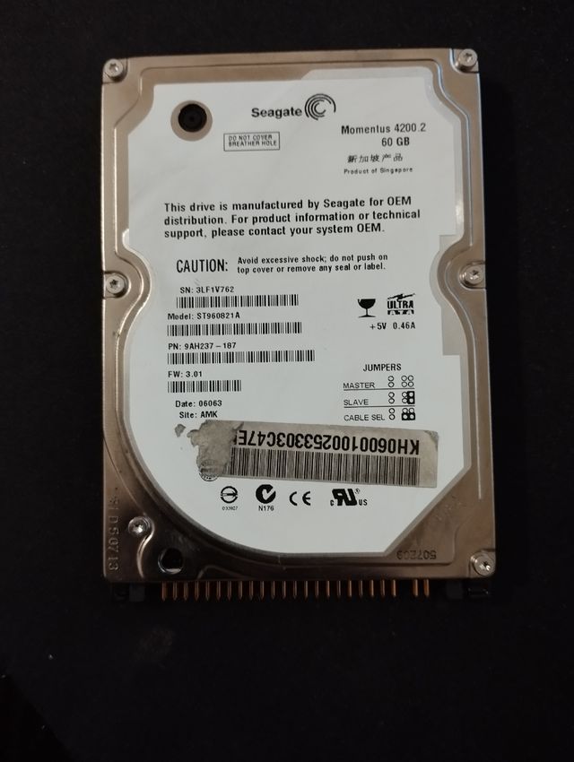 HDD IDE 2.5 - 60 GB