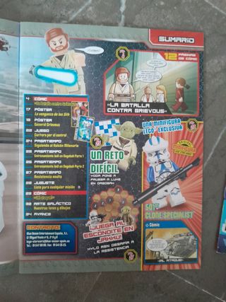 20 revistas LEGO STAR WARS (sin complementos)