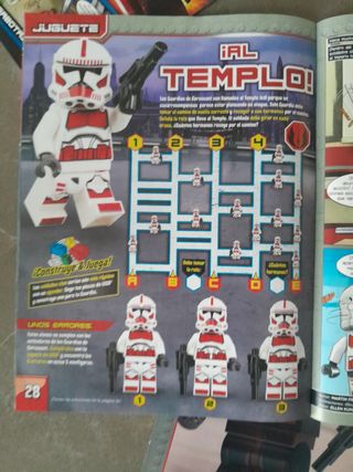 20 revistas LEGO STAR WARS (sin complementos)