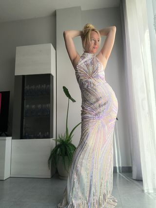 Vestido fiesta lentejuelas