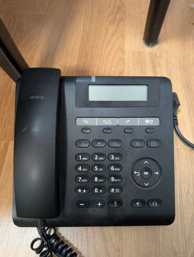 Teléfono Unify - Centralita negra