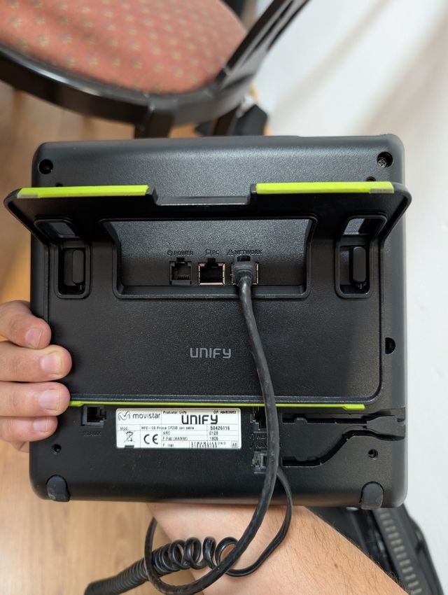 Teléfono Unify - Centralita negra