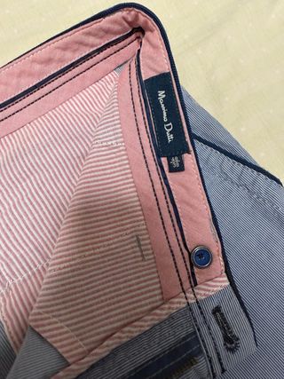 Shorts rayas azul-rosa