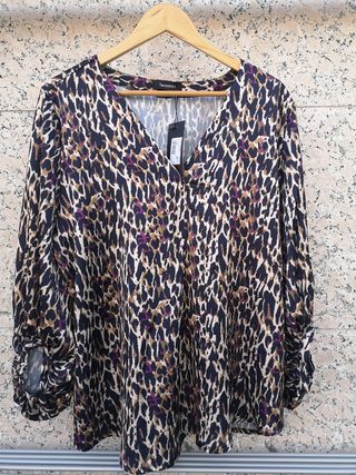 Blusa leopardo Tentazion XL