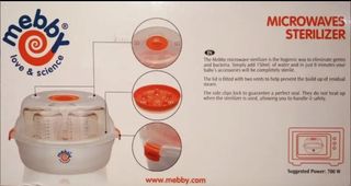 Esterilizador Mebby biberones microondas