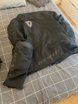 Cazadora moto Revit! negra