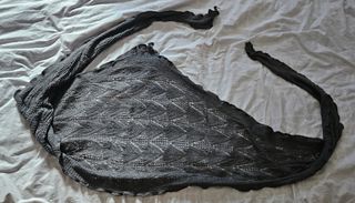 Sciarpa Grigia in Maglia