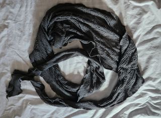 Sciarpa Grigia in Maglia