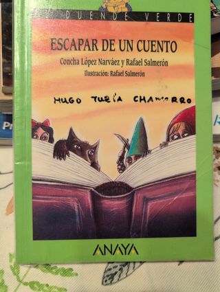 ESCAPAR DE UN CUENTO - CONCHA LOPEZ NARVAEZ  Libro