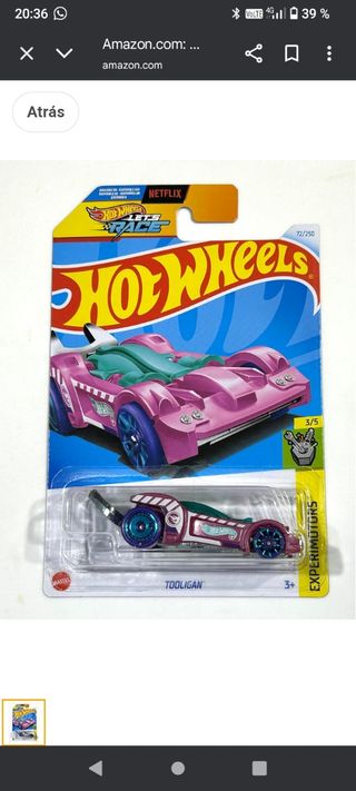 Hot Wheels cambio Th x Th
