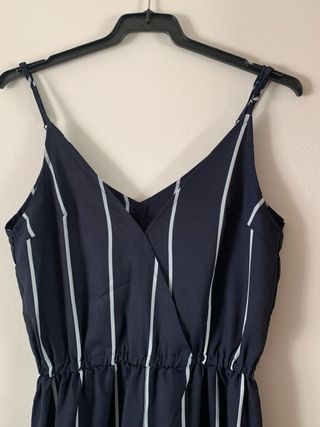 Mono rayas azul marino Zaful