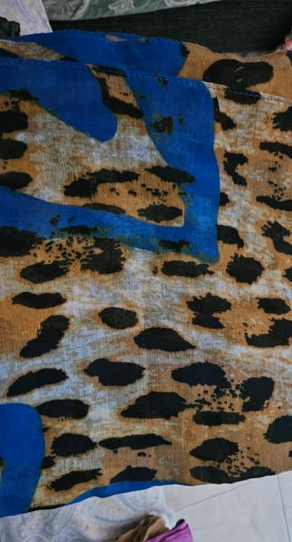 Pareo Kleo - Blu e Marrone