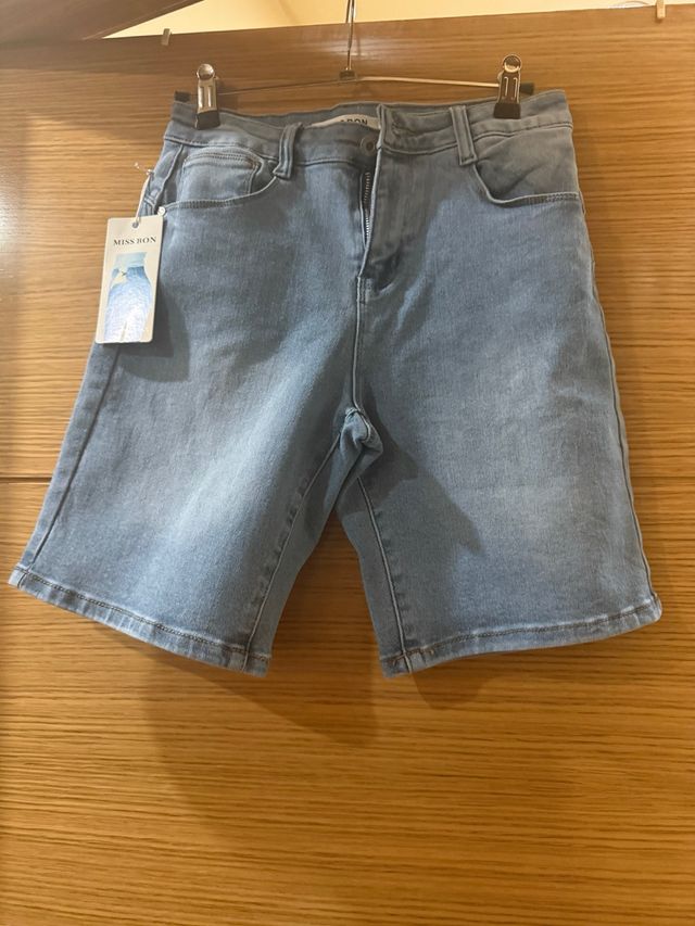 Shorts vaqueros MISS BON - Azul
