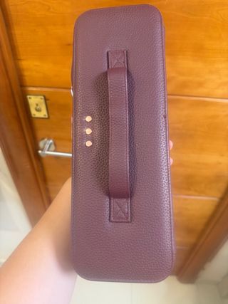 Estuche maquillaje marrón