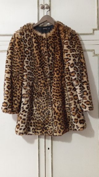 Abrigo leopardo - Talla S