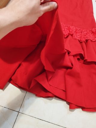 Vestido Flamenca Rojo