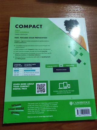 Compact First for Schools Student's Book withou...