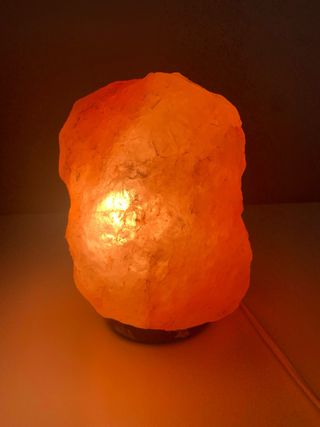 Grande lampada di sale
