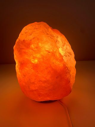 Grande lampada di sale