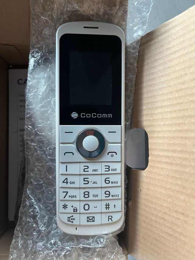 Teléfono CoComm blanco