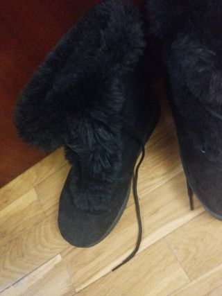 Botas negras de invierno