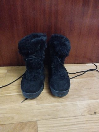 Botas negras de invierno