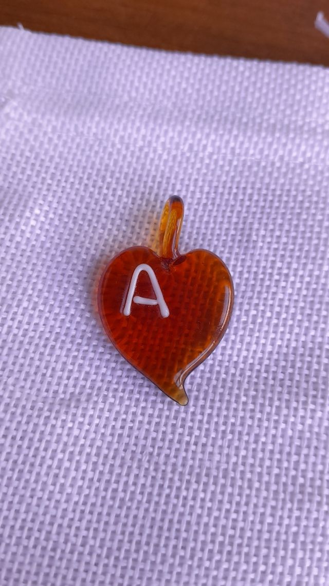 Colgante corazón cristal Murano