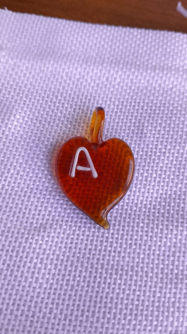 Colgante corazón cristal Murano