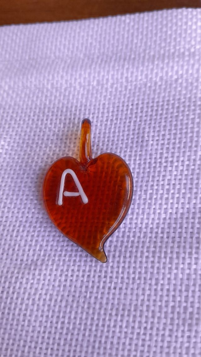 Colgante corazón cristal Murano