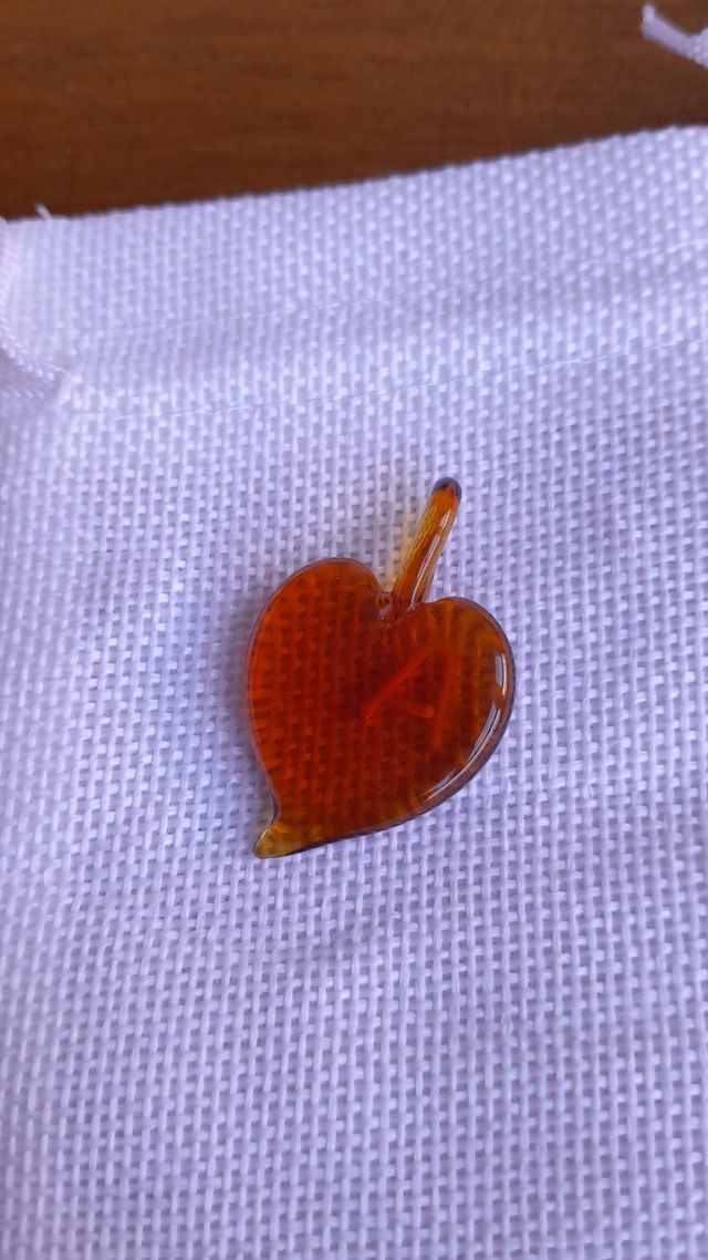 Colgante corazón cristal Murano