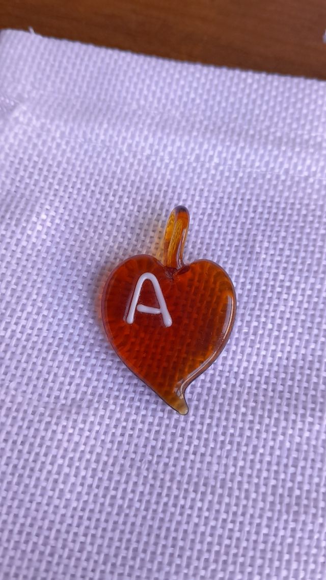 Colgante corazón cristal Murano