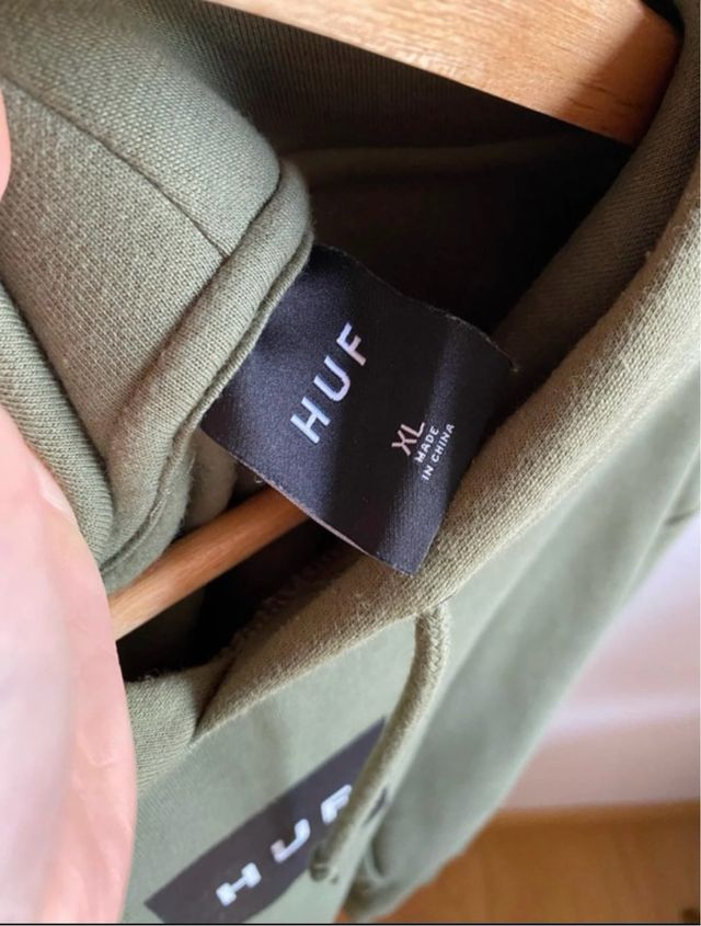 Sudadera HUF Verde Oliva.