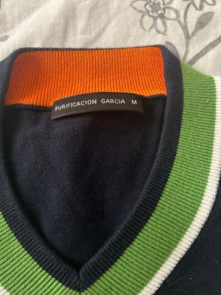 Jersey Purificación García M - Azul Verde Naranja