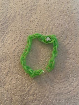 Pulsera verde - Cadena