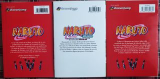 Lote 3 cómics Naruto, en perfecto estado