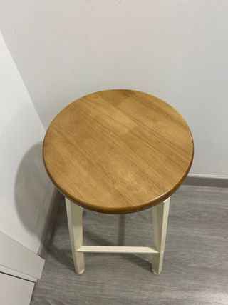 Taburete Zara Home madera y metal