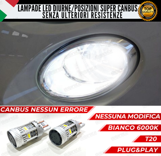 LAMPADE LED T20 DIURNE ALFA ROMEO MITO NO ERRORE
