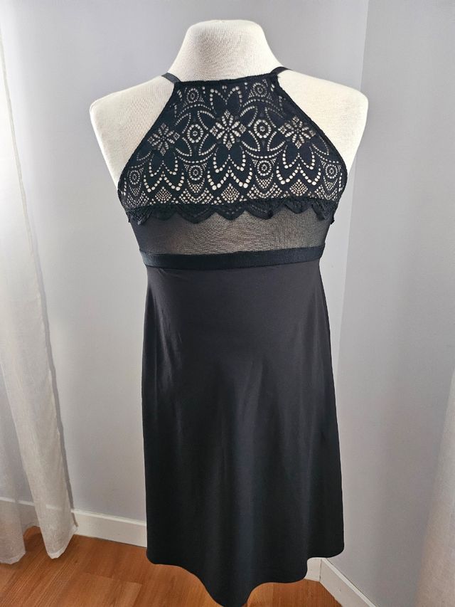 Camisón negro lencero