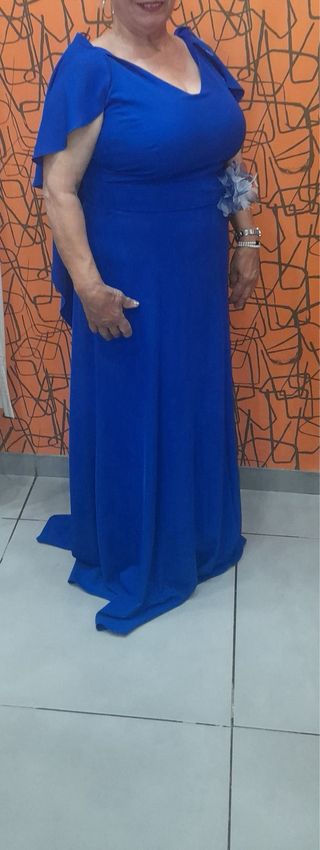 Vestido azul ceremonia