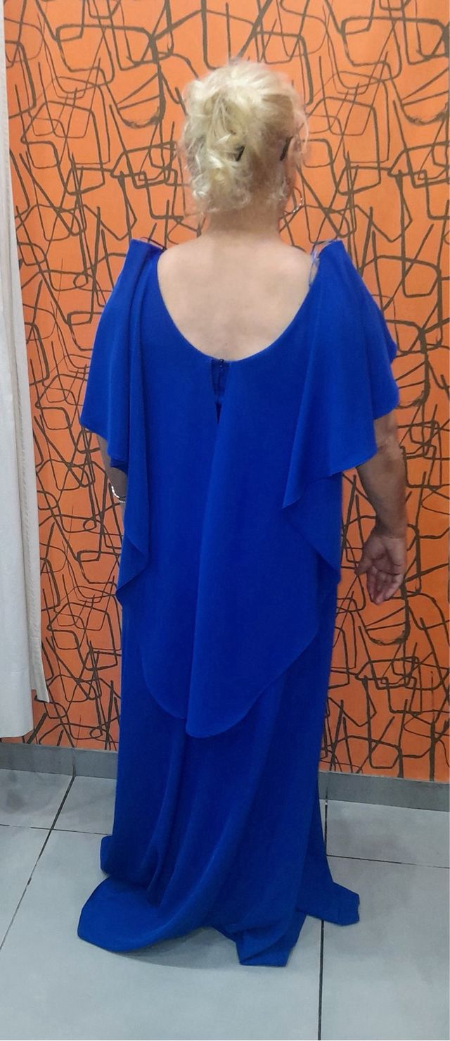 Vestido azul ceremonia