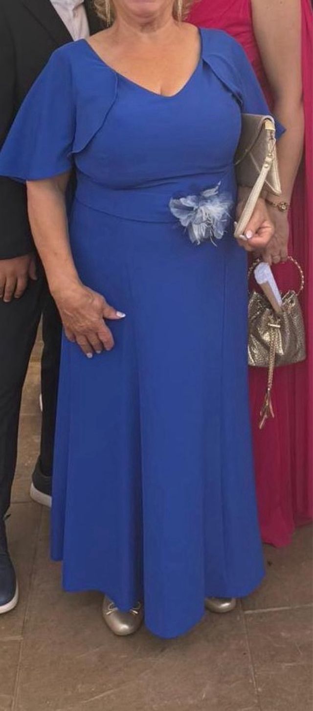 Vestido azul ceremonia