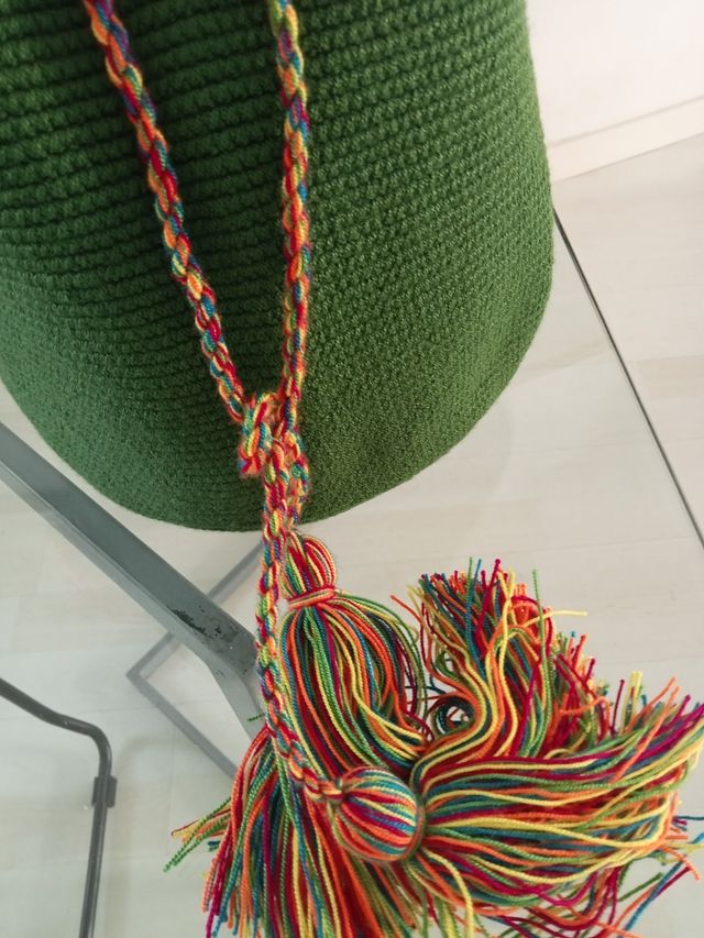 Bolso Wayúu tejido a mano