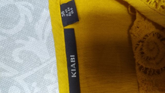 Blusa Amarilla Kiabi - Talla M