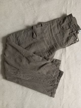 Pantalones cargo Zara marrón