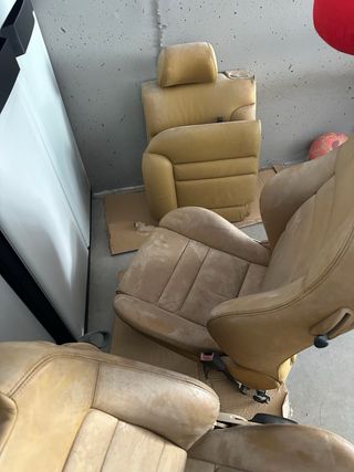 Asientos cuero beige Audi A3 8L 